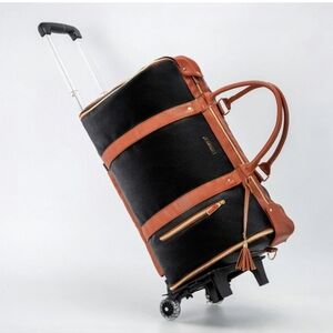 Luhxe Travel Bag 2.0 Roller Addition In Charcoal